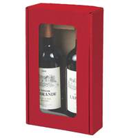 Red Wine Bottle Box (2 Bottle)
