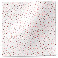 Red on White Reflections Tissue Paper