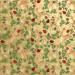 Reindeer Tapestry Gold Gift Wrap Paper - dense golden tapestry of reindeer, holly, and winter foliage on a warm gold background
