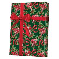 Ribbons & Canes Gift Wrap Wholesale Gift Wrap Paper, Christmas Gift Wrap Paper