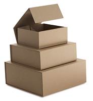 Rigid Folding Boxes (Fully Collapsible) Natural Kraft 