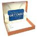 Metallic Rose Gold Brushed Gift Card Box - GC-POPUP-ROSEGOLD-100