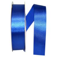 Royal - Dyna Satin ribbon on a flat spool — single-face satin with taffeta back, 1 3/8" width, 100 yards