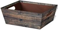 Rustic Wood Market Tray (Large) Market Trays, Gift Basket Packaging