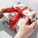 Santa Bicycle Gift Wrap Paper - XB738