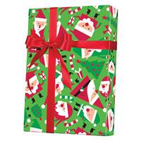 Santa Soiree Gift Wrap Wholesale Gift Wrap Paper, Christmas Gift Wrap Paper
