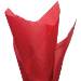 Scarlet Tissue Paper — Bright true red, vivid scarlet tissue paper sheet, smooth finish