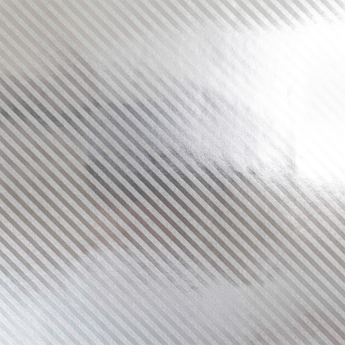Silver Diagonal Stripe Gift Wrap Paper - silver gift wrap with a diagonal stripe pattern