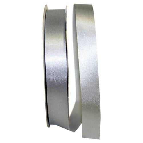 Silver Dyna Satin Ribbon 7/8