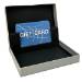 Silver Linen Gift Card Box - GC-POPUP-LIN-SIL-100