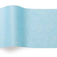 Sky Blue Tissue Paper — Soft medium sky blue tissue paper sheet, smooth finish