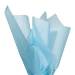 Sky Blue Tissue Paper — Soft medium sky blue tissue paper sheet, smooth finish