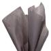 Slate Gray Solid Tissue Paper — Medium-dark charcoal gray tissue paper sheet, smooth finish