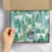 Snowy Trees Printed Tissue Paper - BXPT624