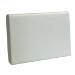 Soft Touch White pop-up gift card box 4 5/8" x 3 3/8" x 5/8" — pops open to display a gift card, soft-touch matte white finish