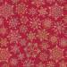 Sparkleflake Gold Red Gift Wrap Paper - shimmering gold snowflakes scattered across a rich red background