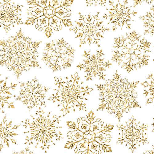 Sparkleflake Gold White Gift Wrap Paper — holiday sparkleflake gold white printed gift wrapping paper
