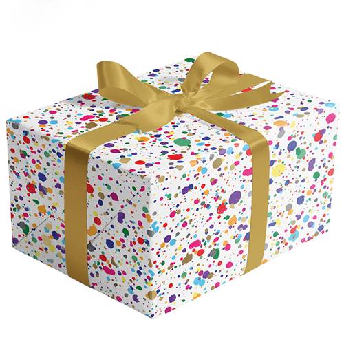 Splatter Gift Wrap Paper