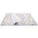 Splatter Printed Tissue Paper — Colorful paint splatter drops in multiple bright colors on white