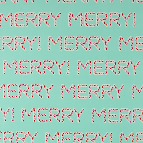 Sweet Merry Mint Gift Wrap Paper
