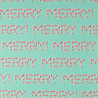 Sweet Merry Mint Gift Wrap Paper