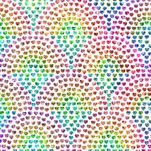 Sweetheart Rainbow Gift Wrap Paper — fun sweetheart rainbow birthday gift wrapping paper
