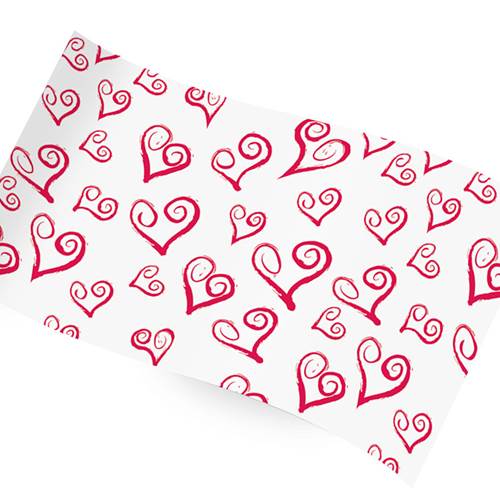 Swirly Hearts Tissue Paper