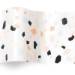 Terazzo Printed Tissue Paper — Terrazzo stone pattern with multicolored irregular chip shapes on white background