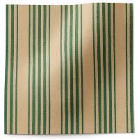 Ticking Stripe Green Printed Tissue Paper — green ticking stripe pattern on white background