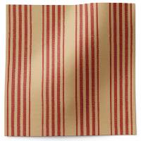Ticking Stripe Red Printed Tissue Paper — red ticking stripe pattern on white background