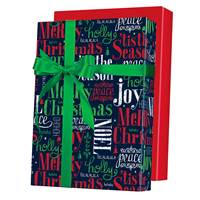 Tis the Season Reversible Gift Wrap Wholesale Gift Wrap Paper, Christmas Gift Wrap Paper