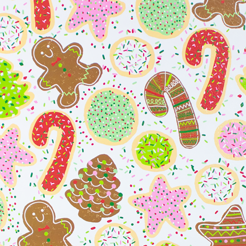 Toss Your Cookies Gift Wrap Paper