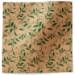 Totally Holly Printed Tissue Paper — Dense tossed pattern of green holly leaves with red berries on white