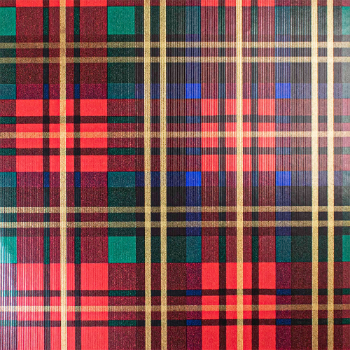Navy/Gold Plaid Gift Wrap Paper — masculine Sullivan Paper wholesale gift wrap paper for retail stores
