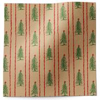 Tree Farm on Kraft Tissue Paper