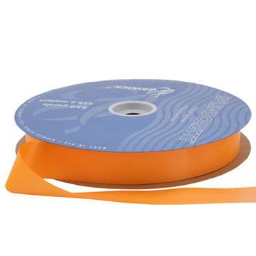 Tropical Orange Splendorette curling ribbon on a spool — iridescent polypropylene, 3/4" width, 250 yards