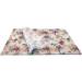 Twig &amp; Twine Printed Tissue Paper — Delicate watercolor floral illustrations with peach roses and greenery on white