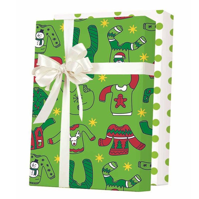 Ugly Christmas Sweater Gift Wrap 