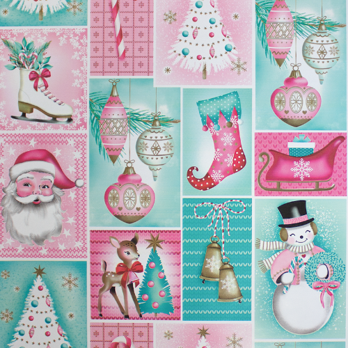Very Vintage Gift Wrap Paper — Very Vintage Christmas gift wrap pattern
