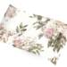 Victorian Floral Printed Tissue Paper — Ornate Victorian-style roses and botanicals in soft muted tones on cream