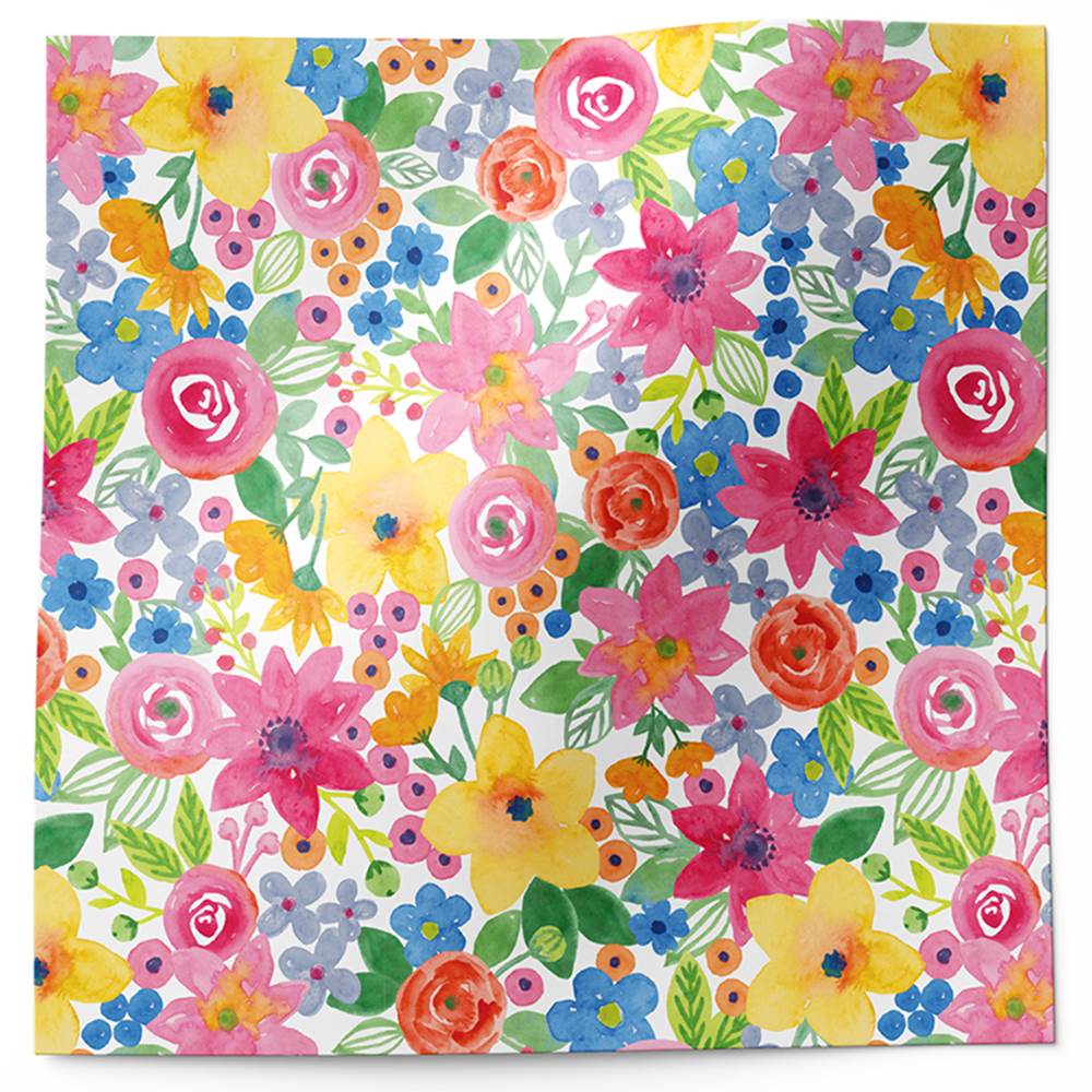 The Packaging Source | Wholesale Tissue Paper | Watercolor Floral ...