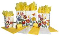 Watercolor Garden Paper Shopping Bags (Cub) 