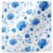 Wedgewood Blossoms Printed Tissue Paper — Blue and white Wedgewood-style floral blossom pattern on white background
