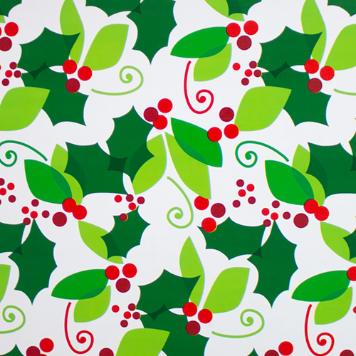 When Berry Met Holly Gift Wrap Paper