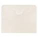 White kraft paper Brooklyn shopping bag with flat twill handles and wide gusset