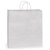 White Kraft Shopping Bags (Jumbo) 