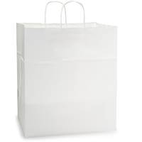 White Kraft Shopping Bags (King) 
