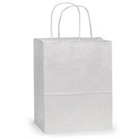 White Kraft Shopping Bags (Senior) 
