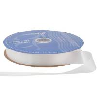 White Ribbon - Splendorette curling ribbon on a spool — iridescent polypropylene, 1 1/4" width, 250 yards