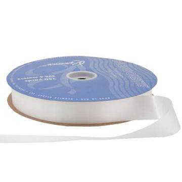 White Ribbon - Splendorette curling ribbon on a spool — iridescent polypropylene, 1 1/4" width, 250 yards